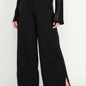 Old Navy Black Wide-Leg Pants
